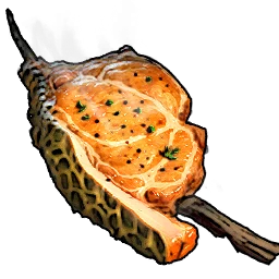 Skewered Crocodile Meat